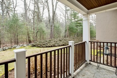From the covered deck