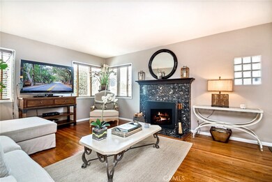 Living Room with cozy fireplace