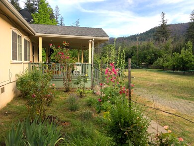 flower garden to yard
