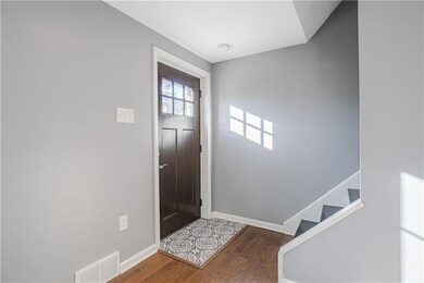 Entry with new front door