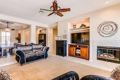 Family Room Entertainment Niche and Fire