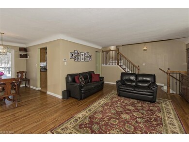 Spacious Living Room with Gleaming Hardwood Floors