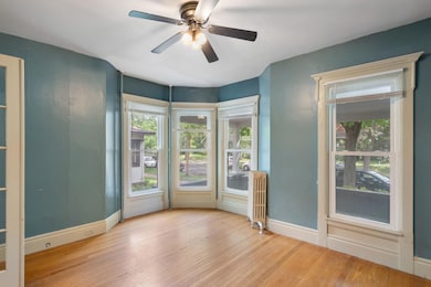 One of two large flex rooms