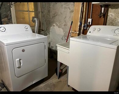 Washer and dryer in basement
