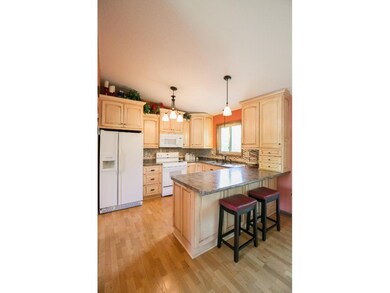 Updated kitchen, kitchen window, and breakfast bar
