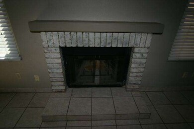 Wood-burning fireplace