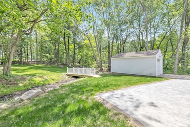Beautifully landscaped backyard