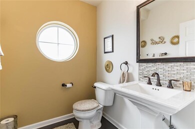 Half bath at entry way