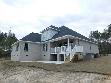 Rear View Porch and Patio