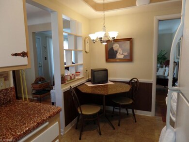 Another view of kitchen area with room for a breakfast table.