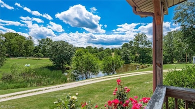 View of yard featuring a water view