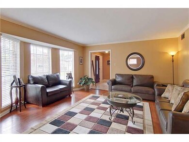 Living Room. looking from the dining to the foyer.