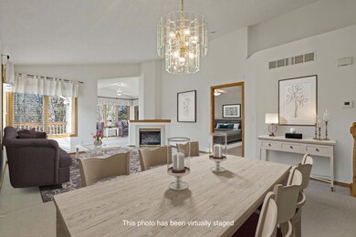 Open and spacious main level is ideal for daily living and entertaining.