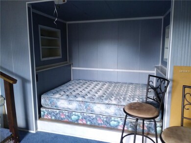 Built in Bed complete with shelving.