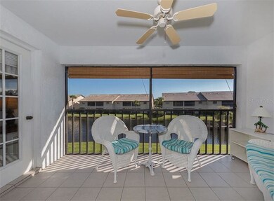 Lanai with lake view