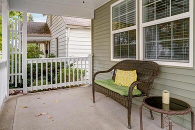Large sitting porch