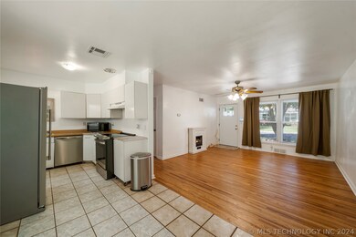 Kitchen and living room