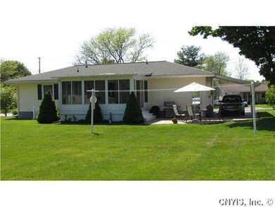 Exterior Back. Backyard patio.