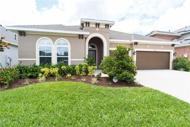 Updated landscaping gives the home great curb appe