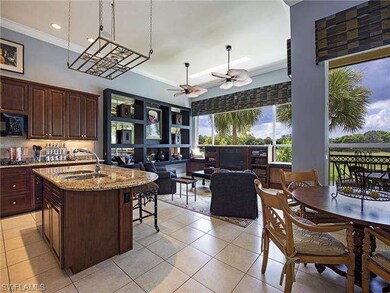 The Kitchen Overlooks the Family Room & Breakfast 