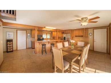Dining room is open to the kitchen.
