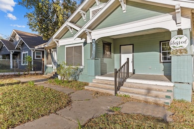 View of front of home with covered porch