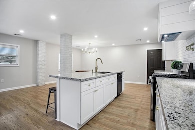 New granit counters and cabinets