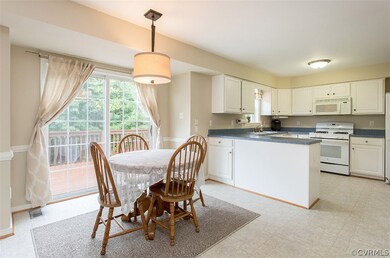 Eat-in Kitchen with French Doors to Deck