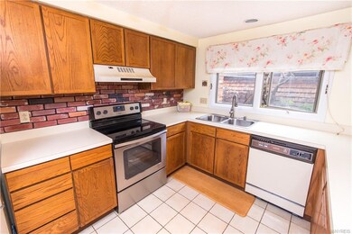 Kitchen cooking area-stainless steel refrigerator 