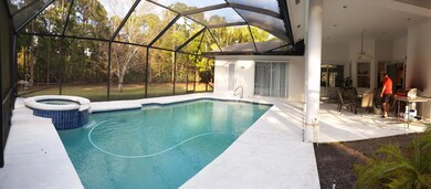 Exterior - pool - metal building