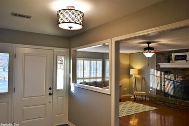 Spacious Foyer opens to Living rm & Kitchen