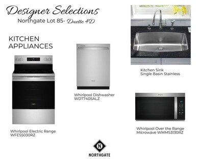 Designer Selections for Lot 85 - All plans, pricin