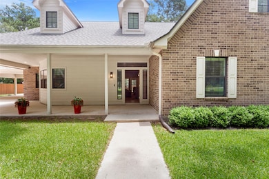Huge front porch is 309 sq ft.