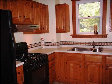 Kitchen. updated kitchen with ceramic tile floor a