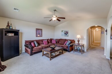 Great Room with Ceiling Fan