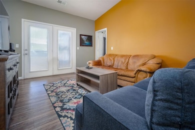 Living area and balcony access