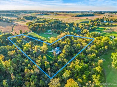 Pastural and wooded acreage.