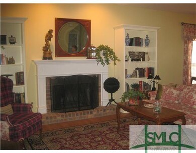 Living Room. Living room with fireplace and hardwo