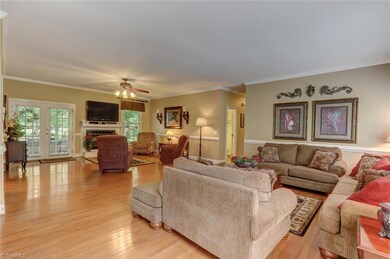 Great room with fireplace 29'6