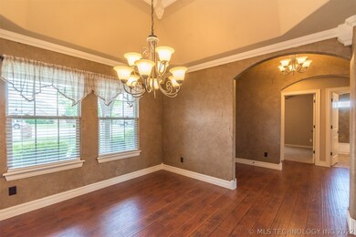 Beautiful large dining room.