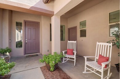 Entrance to both homes