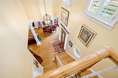 View of Entry Hall from Upper Level