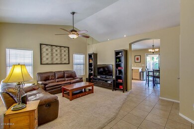 Bright and open great room floor plan