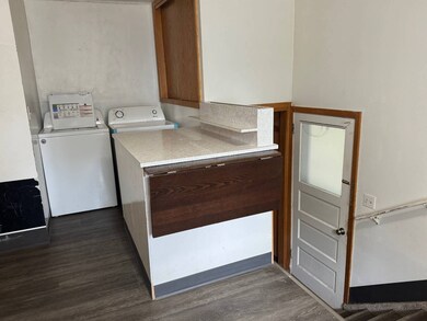 Laundry area in the kitchen