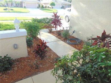 Walkway to the front door.