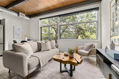 Living area featuring wooden ceiling