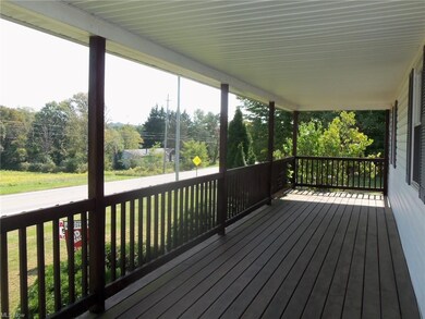 Large wrap around porch on 3 sides