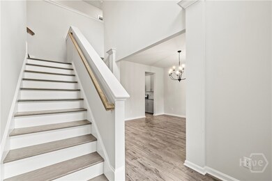 Foyer into dining room