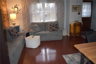 Open living space. Large window for light