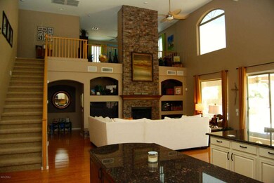 Family room looking to loft